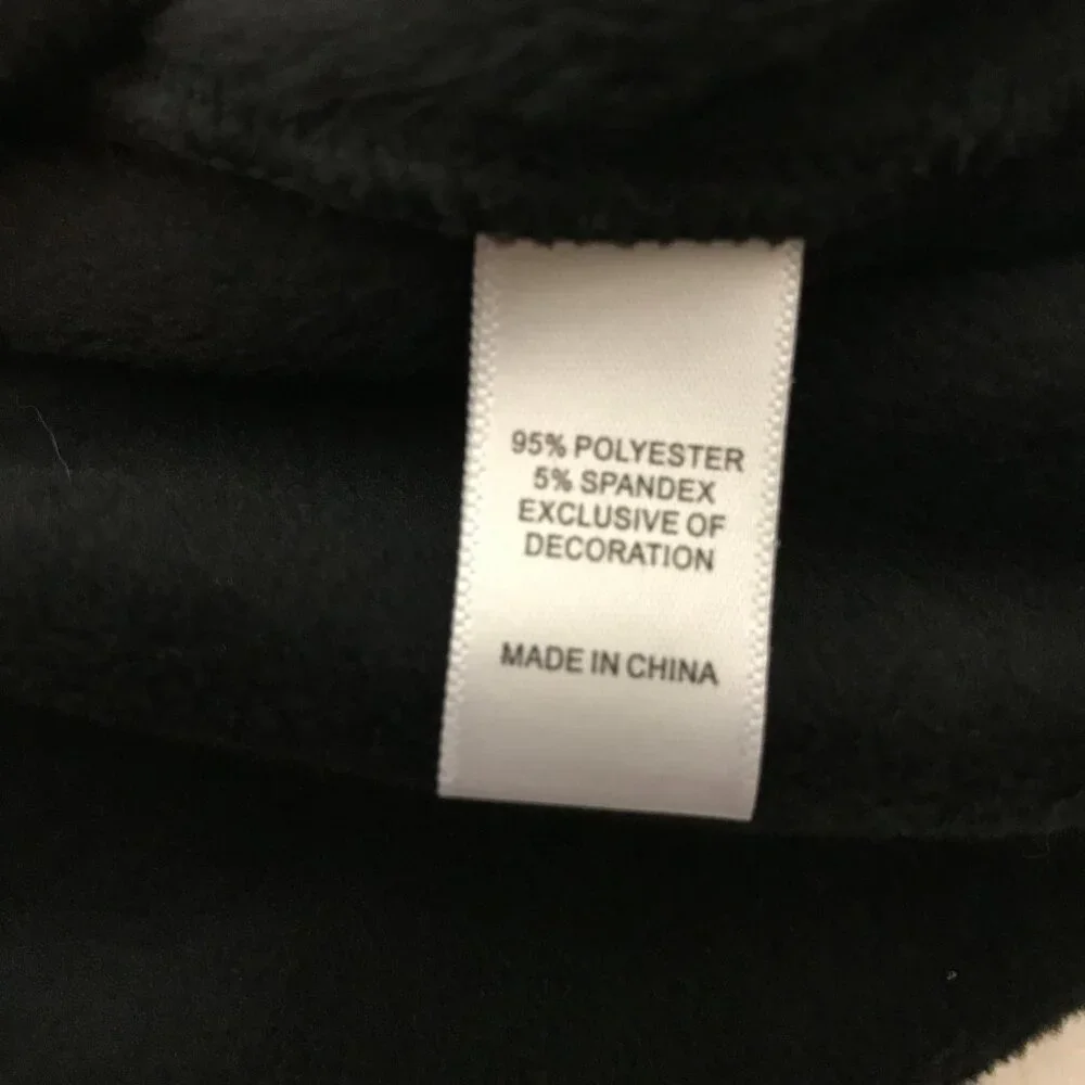 Cuddl Duds Size XL Black Velvet Tunic Popover Top With Side Slits & Thumbholes - Picture 6 of 10